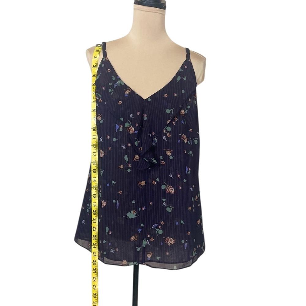 CAbi Pinstripe and Floral Camisole Top (N) - Picture 6 of 11